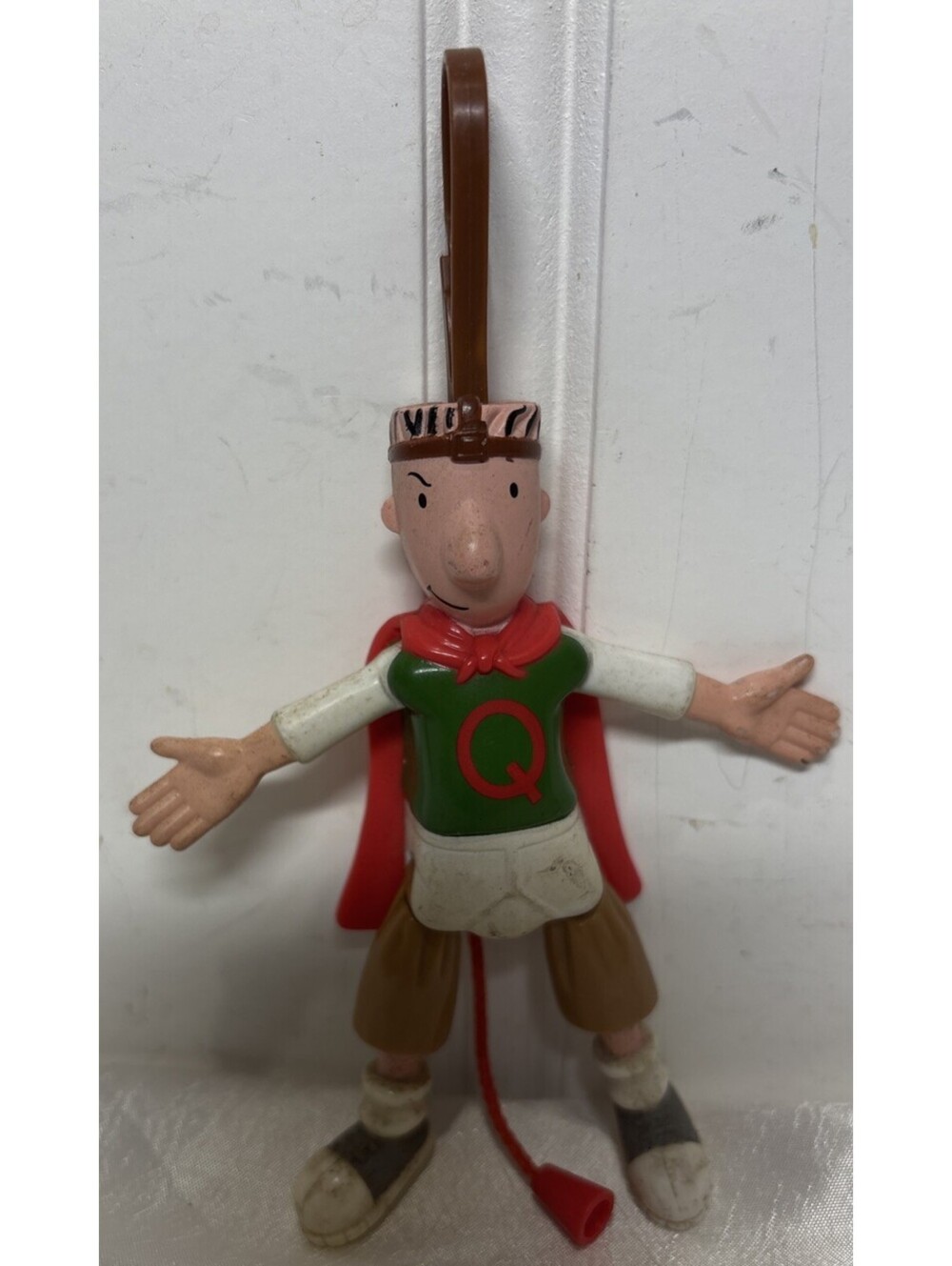 Vintage 1990's Nickelodeon Cartoon Doug Funny Doug’s 1st Movie Keychain Works